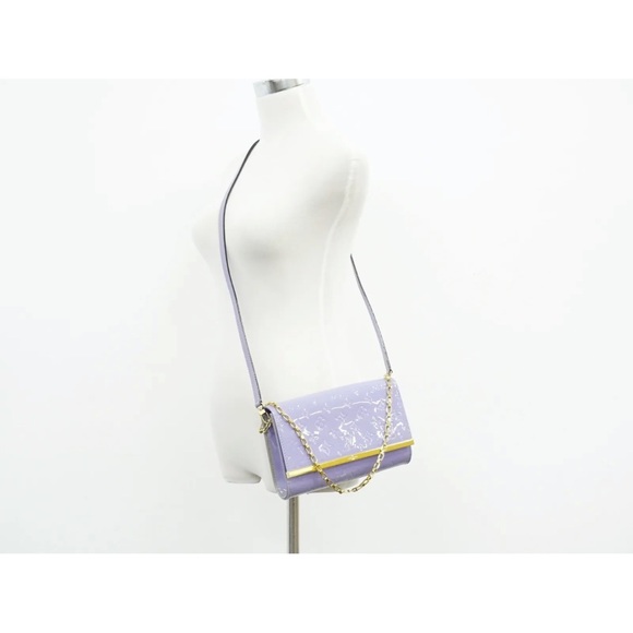 SOLD 💝 Louis Vuitton Ana Shoulder Bag Clutch crossbody Lilac Vernis - Picture 15 of 15
